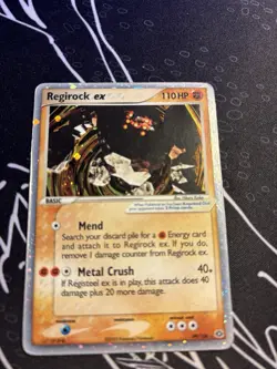 Regirock ex 97/101 EX Hidden Legends Holo Rare EX Card English - Image 1