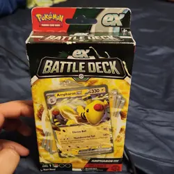 Pokemon Ampharos ex Battle Deck English 60-Card Deck MPN 290-85228 - Image 1