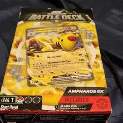 Pokemon Ampharos ex Battle Deck English 60-Card Deck MPN 290-85228 - Image 2