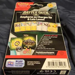 Pokemon Ampharos ex Battle Deck English 60-Card Deck MPN 290-85228 - Image 3