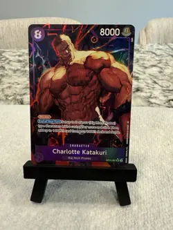One Piece Card Game OP11-067 Charlotte Katakuri Blocker Foil 8000 Power - Image 1