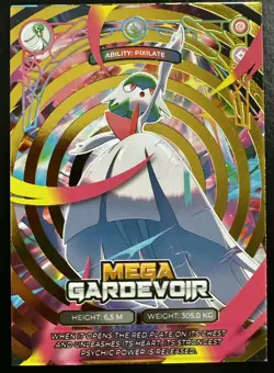 MEGA GARDEVOIR - POKEMON MEGA EVOLUTIONS PRISMA CCG FOIL CARD - Image 1