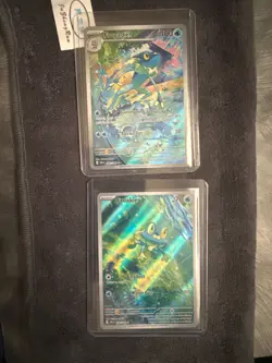 Frogadier 89/86 & Froakie 88/86 Choas Rising Pokemon Cards - Image 1