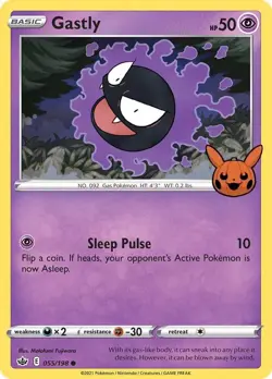Pokemon Card: NM Gastly Trick or Trade 2022 - Image 1