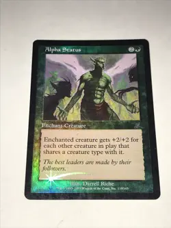 Magic the Gathering Alpha Status FOIL Card - Image 2