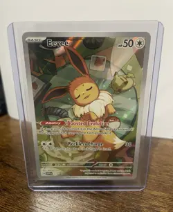 The Pokemon Company Eevee 173 SV Black Star Promo Holo Full Art Rare Card - Image 1