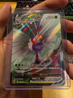 Butterfree VMAX 002/189 Darkness Ablaze Ultra Rare Full Art Pokemon Card * New * - Image 3