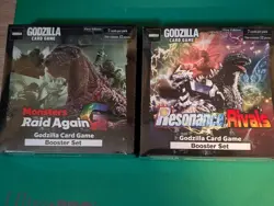 Godzilla Card Game Booster Box Combo - Monsters Raid Again & Resonance of Rivals - Image 1