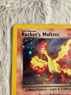 Pokemon Rockets Moltres Holo Rare Card 12/132 Gym Heroes Unlimited - Image 4