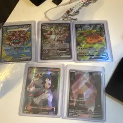 Pokemon TCG 5-Card Lot: Gardevoir ex, Charizard V, Ogerpon ex, Holo Full Art - Image 1