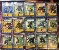 1999 Bandai Digimon cards Starter Deck Full Set With Extra Rare Holos - Image 2