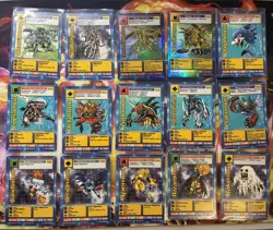 1999 Bandai Digimon cards Starter Deck Full Set With Extra Rare Holos - Image 3