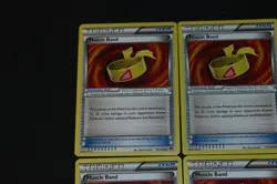 4x Pokemon Card Lot PL-MP Uncommon Muscle Band 121/146 XY Base Set - Image 2