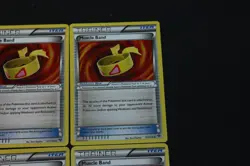 4x Pokemon Card Lot PL-MP Uncommon Muscle Band 121/146 XY Base Set - Image 3