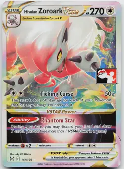 Hisuian Zoroark VSTAR 147/196 Holo Ultra Rare Prize Pack Series Cards Near Mint - Image 1