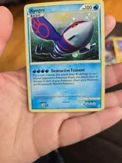 Pokemon TCG Kyogre Holo Rare Card Call of Legends 12/95 - Image 1