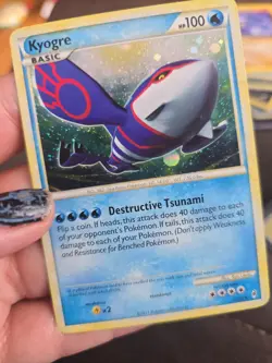 Pokemon TCG Kyogre Holo Rare Card Call of Legends 12/95 - Image 3