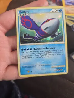 Pokemon TCG Kyogre Holo Rare Card Call of Legends 12/95 - Image 5