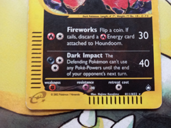 Houndoom H11/H32 Holo Rare Aquapolis Pokemon Card - Image 4