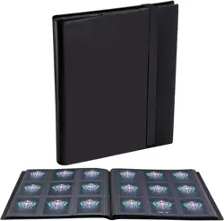 360 Card Pocket Binder with Elastic 9 Pocket Trading Cards Album Folder, Black - Image 2