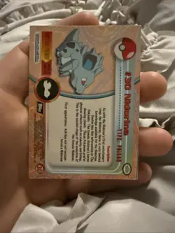 Nidorina #30 Topps Series 1 Blue Back Card Non Holo - Image 2