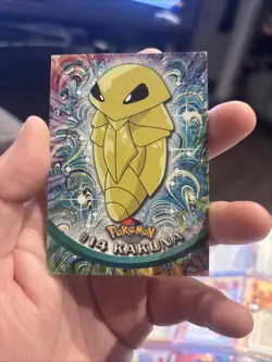 Pokemon Card Kakuna #14 TOPPS Series 1 Blue Logo - Image 1
