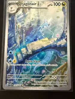 Pokemon TCG Dragonair Scarlet & Violet 151 IR Holo Card 181/165 English ✅ - Image 1