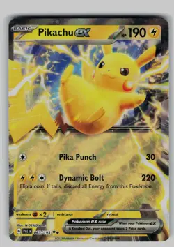 Pikachu ex 063/193 Double Rare Paldea Evolved Pokemon Holo Near Mint - Image 1