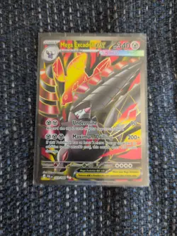 NM Pokemon Pitch Black Mega Excadrill ex 103/084 Ultra Rare Full Art - Image 1