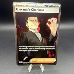 Giovanni's Charisma 197/165 SV Scarlet & Violet 151 Full Art Holo Ultra Rare EN - Image 1