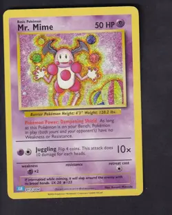 Mr. Mime 013/034 Holo Classic Collection Trading Card Game Classic Pokemon NM - Image 1