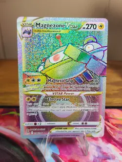Magnezone VSTAR NM 198/196 Lost Origin Pokemon Rainbow Rare - Image 1