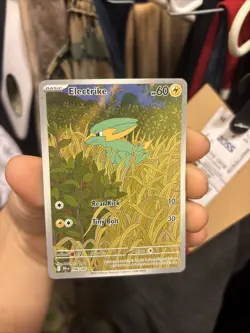 Pokemon TCG Electrike 196/182 Illustration Rare Holo Sv10: Destined Rivals - Image 1