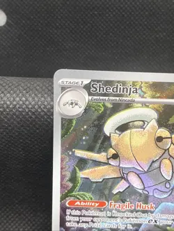 Shedinja 144/132 Illustration Rare Mega Evolution Pokemon Holo Near Mint - Image 2