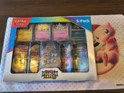 Pokemon TCG Scarlet & Violet Paldean Fates Mini Tin Display 5-Pack Box - Image 2