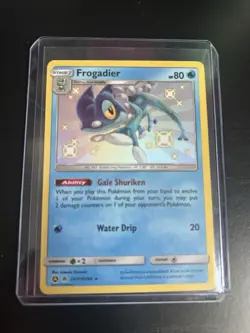 Pokemon TCG Frogadier SV12/SV94 Hidden Fates Shiny Holo Rare 80 HP Eng 2019 - Image 1