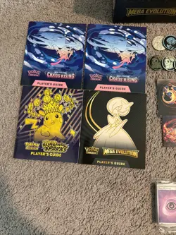 Pokemon TCG EMPTY ETB & Tin + accessories, Stickers And More ￼ - Image 4