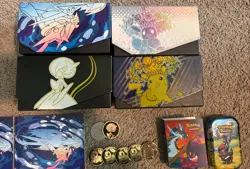 Pokemon TCG EMPTY ETB & Tin + accessories, Stickers And More ￼ - Image 5