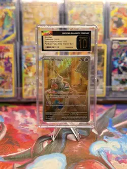 Pokemon Mimikyu 075 SV Scarlet & Violet Promo Holo CGC Pristine 10 Graded 2024 - Image 1