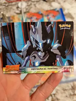 Mechanical Mewtwo Pokemon Topps Mewtwo Strikes Back Movie NM Non-Holo - Image 1