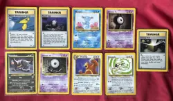 Neo Discovery Pokemon Cards X9 Vintage - Image 1