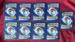 Neo Discovery Pokemon Cards X9 Vintage - Image 2