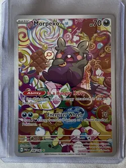 The Pokemon Company Morpeko 206/182 SV04 Paradox Rift IR Full Art Holo ENG - Image 1