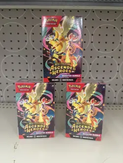 Pokemon TCG: Mega Evolution - Ascended Heroes Booster Bundle (Lot of 3) - Image 1