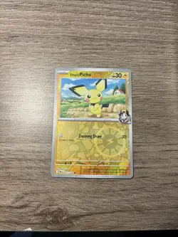 Ethan's Pichu 071/182 Pokemon Destined Rivals Reverse Holo NM/LP - Image 1