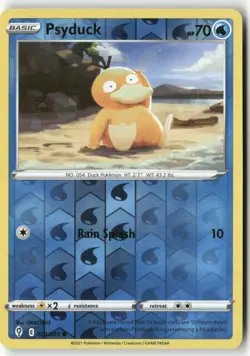 Psyduck 024/203 Common Evolving Skies Pokemon Reverse Holo Near Mint - Image 1