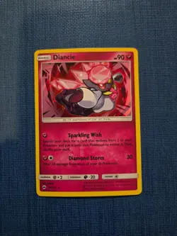 Diancie 94/147 Holo Rare Burning Shadows Pokemon Near Mint - Image 1