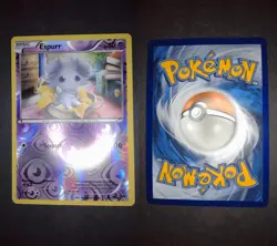 Espurr 58/122 Common BREAKpoint Pokemon Reverse Holo Lightly Played - Image 1