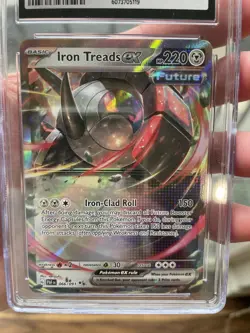 Pokemon Iron Treads ex Holo #066/091 Paldean Fates 2024 - CGC 10 Gem Mint - Image 4
