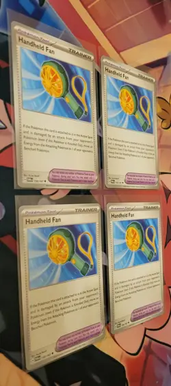 Pokemon TCG X4 Handheld Fan 150/167 SV-Twilight Masquerade Regular NM Trainer - Image 2